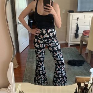 Pinkmink Flare Satin Pants